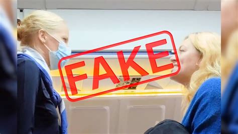 Fact Check Viral Video Purporting To Show Vaccinated Womans Plane