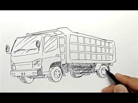 Cara menggambar mobil bak terbuka videomoviles com. Cara Menggambar Mobil Truck Dengan Mudah Dan Cepat Youtube
