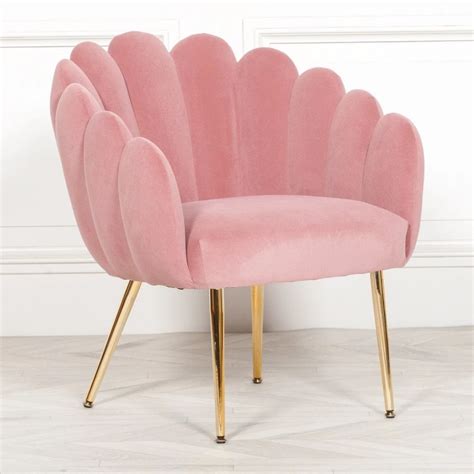 Deco Pink Dining Bedroom Chair Pink Velvet Chair Pink Chair