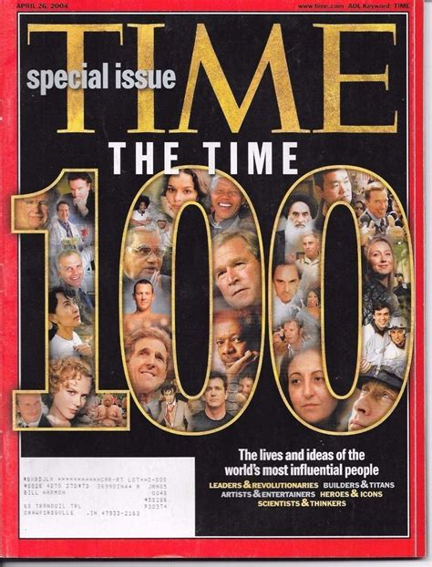 Time Magazine April 26 2004 42604 The 100 Most Influential