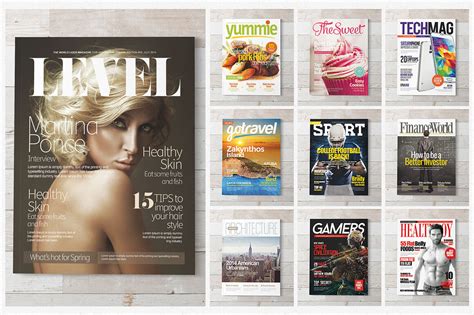 Magazine Covers Templates Inspirationfeed