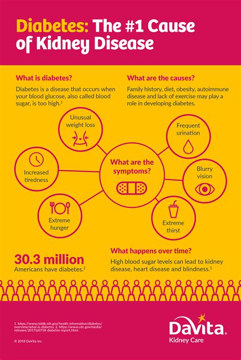 This leads to raised blood sugar levels which in the long run affects the blood vessels. Diabetes and Kidney Disease Facts - Kidney Diet Tips