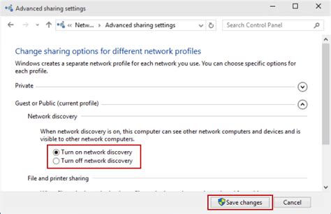 Turn On Or Off Network Discovery In Windows