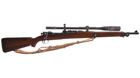 Desirable Us Springfield Model 1903a1 Bolt Action Sniper Rifle Rock