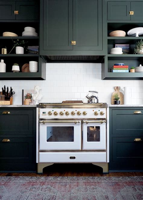 Fairmount Historic District Dark Green Kitchen Vintage Kitchen