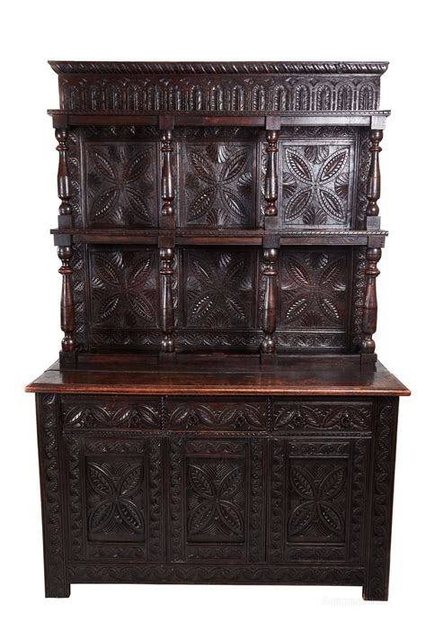 Large Antique Carved Oak Dresser - Antiques Atlas