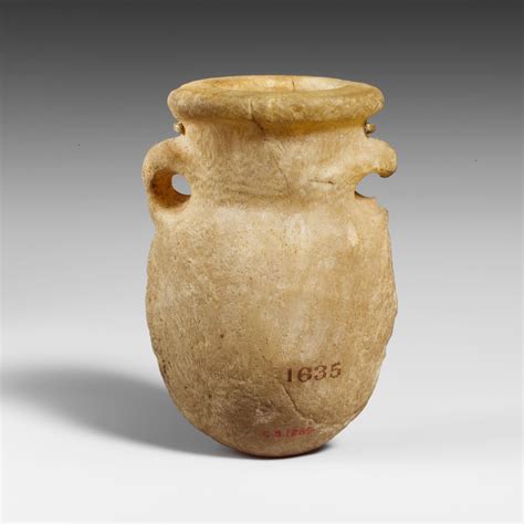Miniature Alabaster Lentoid Flask Cypriot Late Bronze Age The