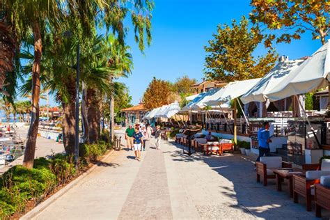 Side City Centre Promenade Turkey Editorial Photography Image Of
