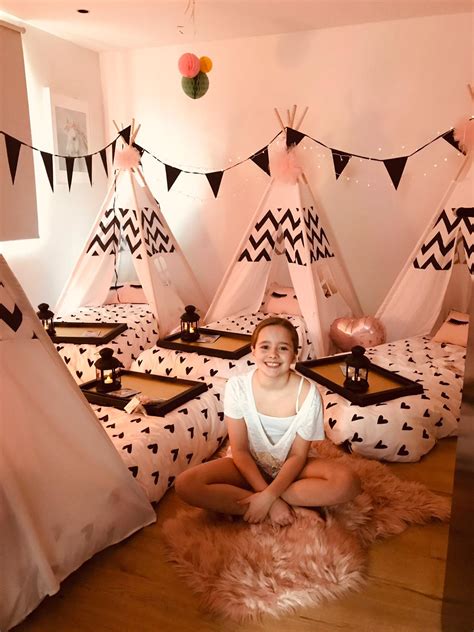 Dream Girls Slaapfeestje Voor De Jarige Amber Tipi Party Luxe