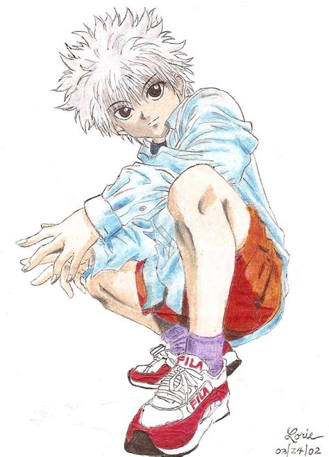 Practice Drawing Killua Pose2 By Eirol87 On Deviantart