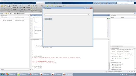 Matlab App Designer Command Line Tutorial Design Calculator In Easy