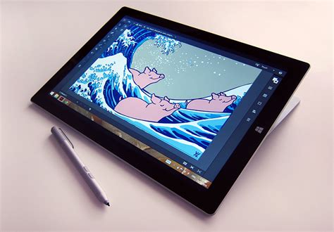 Microsoft Surface Pro Art Project Yiying Lu Design Branding