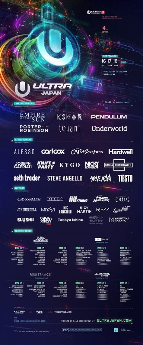 Ultra Festival Japan Announces 2017 Lineup Featuring Empire Of The Sun