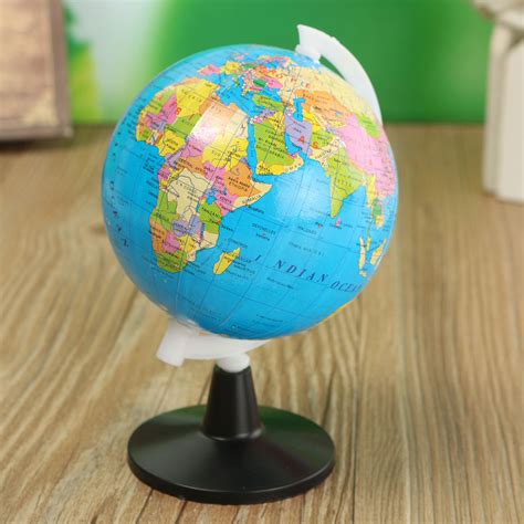 85cm World Globe Atlas Map With Swivel Stand Geography Educational To