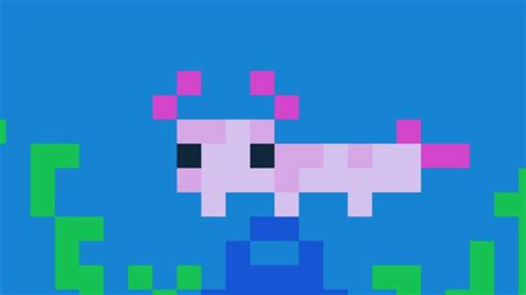Minecraft Axolotl  Speedpaint Youtube