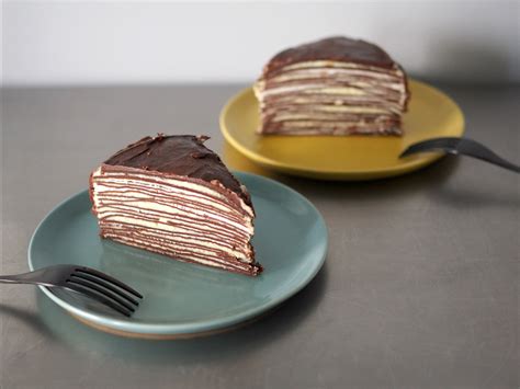chocolate mille crêpe cake Sincerely Syl