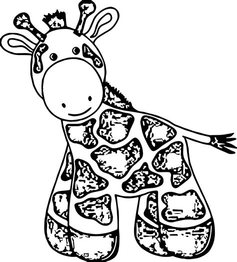 Awesome Giraffe What Coloring Page Baby Farm Animals Baby Giraffe