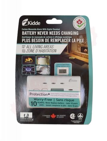 Convenience of never replacing the battery for the life of the alarm. C3010D-CA : Kidde 10-Year Worry-Free Battery Operated ...