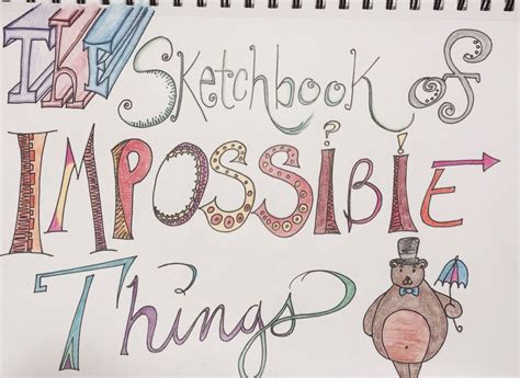 Cover Of The Sketchbook Of Impossible Things Fish In A Tree Sketch