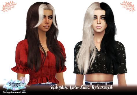 Anto Sana Hair Retexture At Shimydim Sims Sims 4 Updates