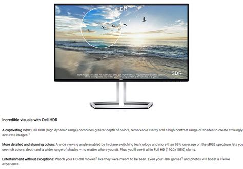 Dell S2418hn 238 Fhd 1920x1080 6ms Ips Led Monitor