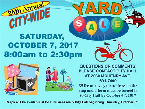 Escalon City Wide Yard Sale 2024 - Nesta Adelaide