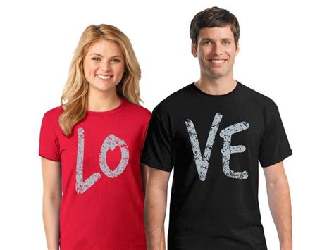 Couples Love Shirt Valentines Day Tshirts For Couples Etsy Love Shirt Cute Couple Shirts