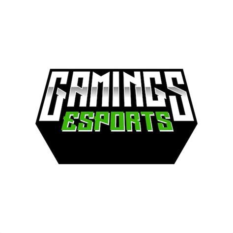 Premium Vector Gamings Esport Text Logo Template