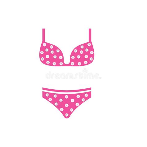 Bikini Vector Icon Illustration Stock Vector Illustration Of Tourism Bikini