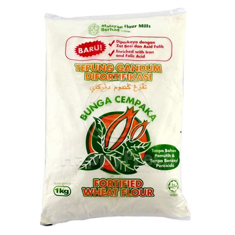 What does tepung gandum mean in malay? Tepung Gandum Bunga Cempaka Fortified / Wheat Flour 1KG ...