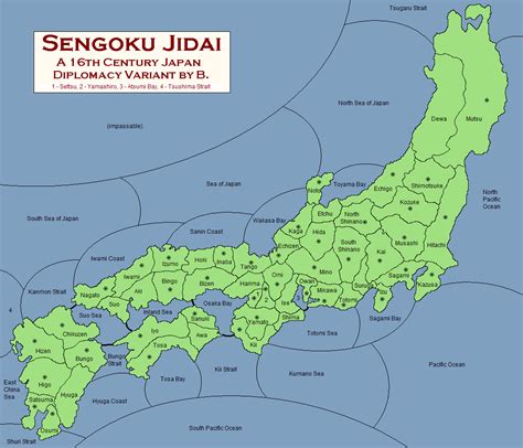 I do note that the saito clan is missing from mino province, if it's supposed to be from 1564 (they weren't defeated i believe the ainu still ruled during the sengoku period, but i may be wrong. Sengoku - DipWiki