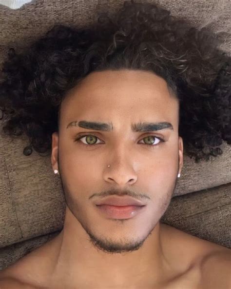 Curlyhair Lightskin Pin Clear Skin Men Light Skin Men Guys With