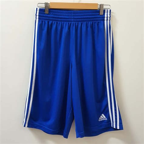 Mens Adidas Blue Basketball Shorts Size M