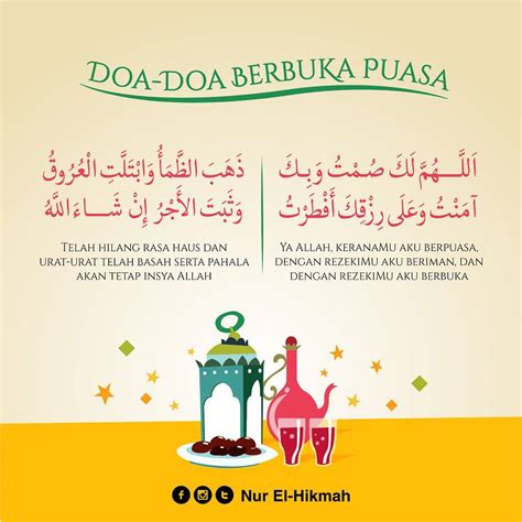 Doa-doa Di Bulan Puasa (Ramadhan) | Arnamee blogspot