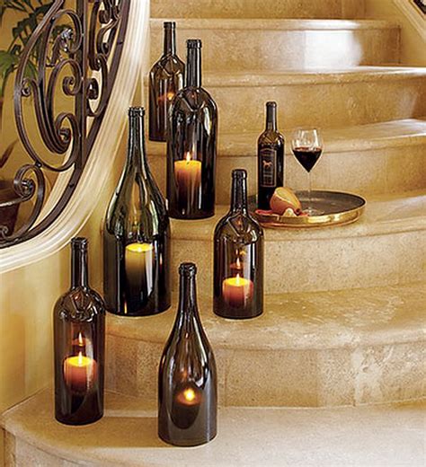 Diy Wine Bottle Candle Holder Decoist