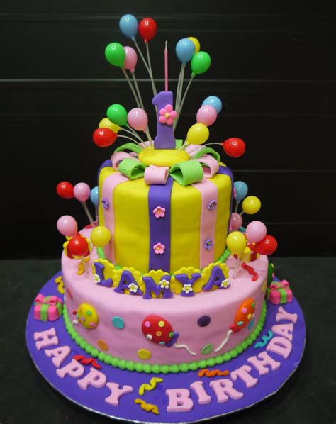 The Best Picture Of Birthday Cake And Balloons Idealitz