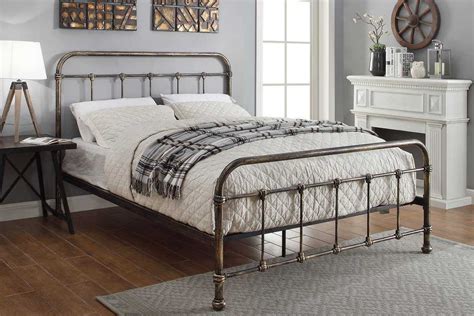 King Size Rustic Metal Bed Frame Jimmy Newpox