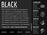 Black Color Meaning: The Color Black Symbolizes Power and ...