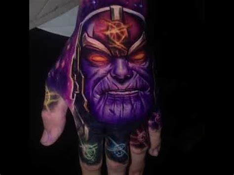 Every day new 3d models from all over the world. Thanos hand tattoo - YouTube