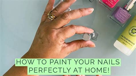 Paint Your Nails Perfectly At Home Youtube