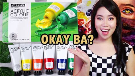 Acrylic paint color set acrylic paints pigment 12 piece set. Art Ranger Acrylic Paint Review | OKAY BA? | Philippines ...