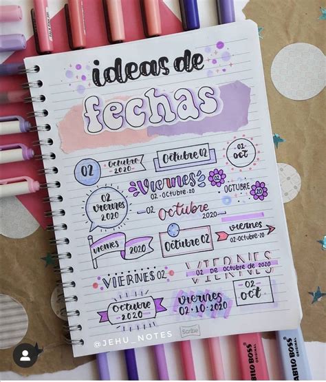 Apuntes Bonitos En Word Bullet Journal Lettering Ideas En Words