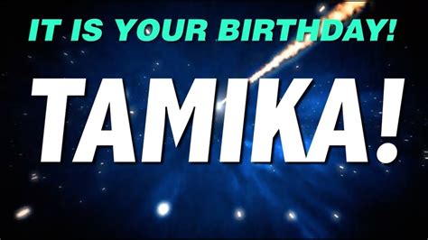 Happy Birthday Tamika This Is Your T Youtube