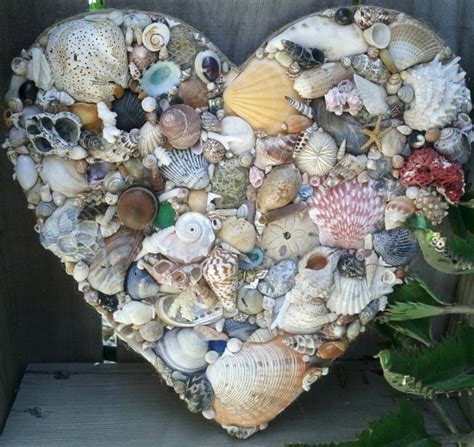 Lovely Handcrafted Seashell Art Loving Coastal Living By