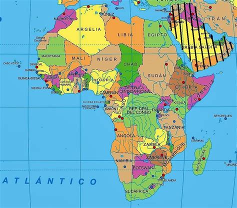 Sint Tico Foto Mapa De Africa Con Division Politica Y Nombres