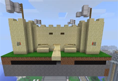 Simple And Small Sand Castle Minecraft Project