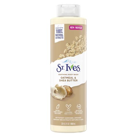 St Ives Oatmeal And Shea Butter Soothing Body Wash 22 Oz