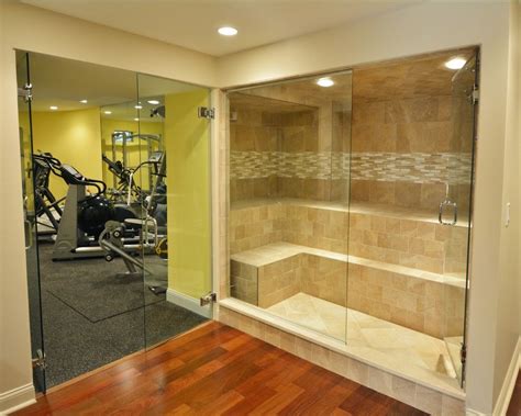 Glass Gym Doors And Sliding Glass Door Replacement Contemporary Home Gym