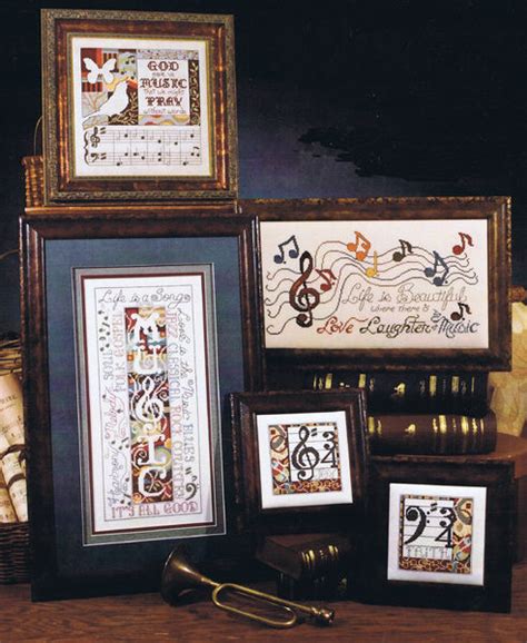 Cross stitch sampler patterns free cross stitch charts cross stitch designs cross stitching cross stitch embroidery chicken scratch patterns fall cross stitch preserving liberty; Stitching to the Music - cross stitch pattern by Stoney Creek