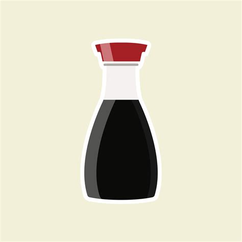 Vector Soy Sauce Bottle Icon Flat Design 6796889 Vector Art At Vecteezy